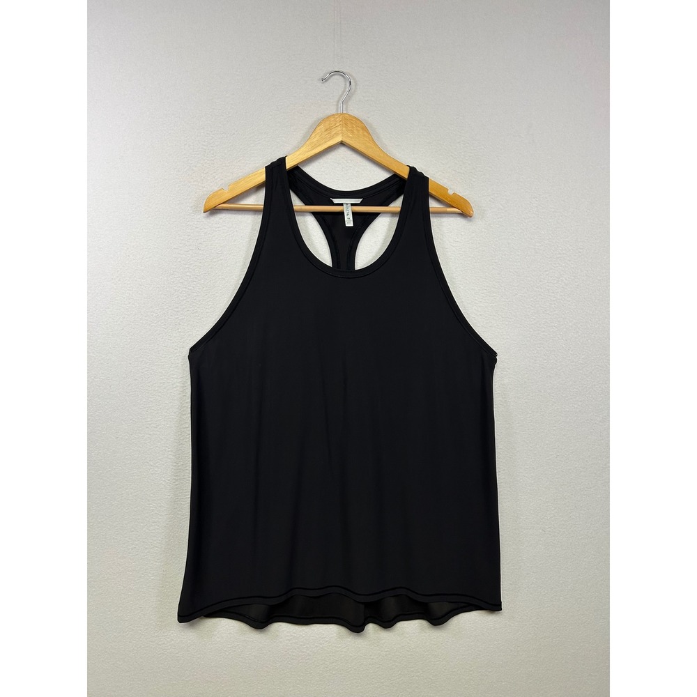 Activewear Athleisure Athleta Womens 1X Black Racerback Tank‎ Top